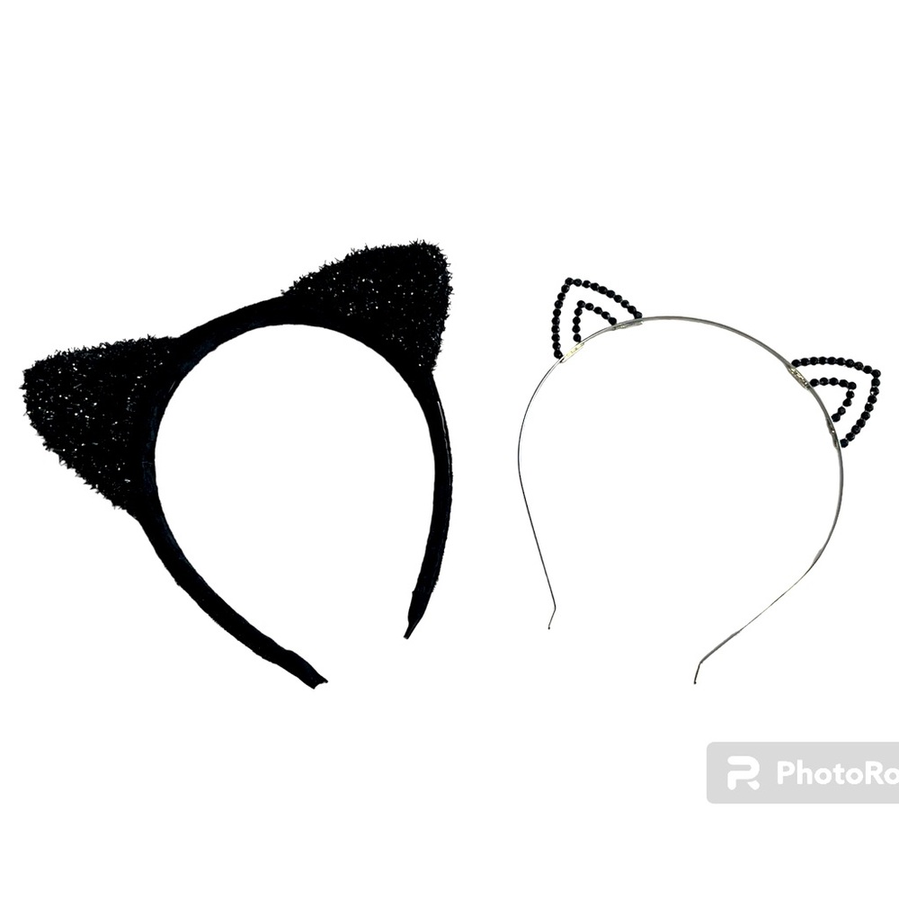 Set of 2 Cat Ear Headbands